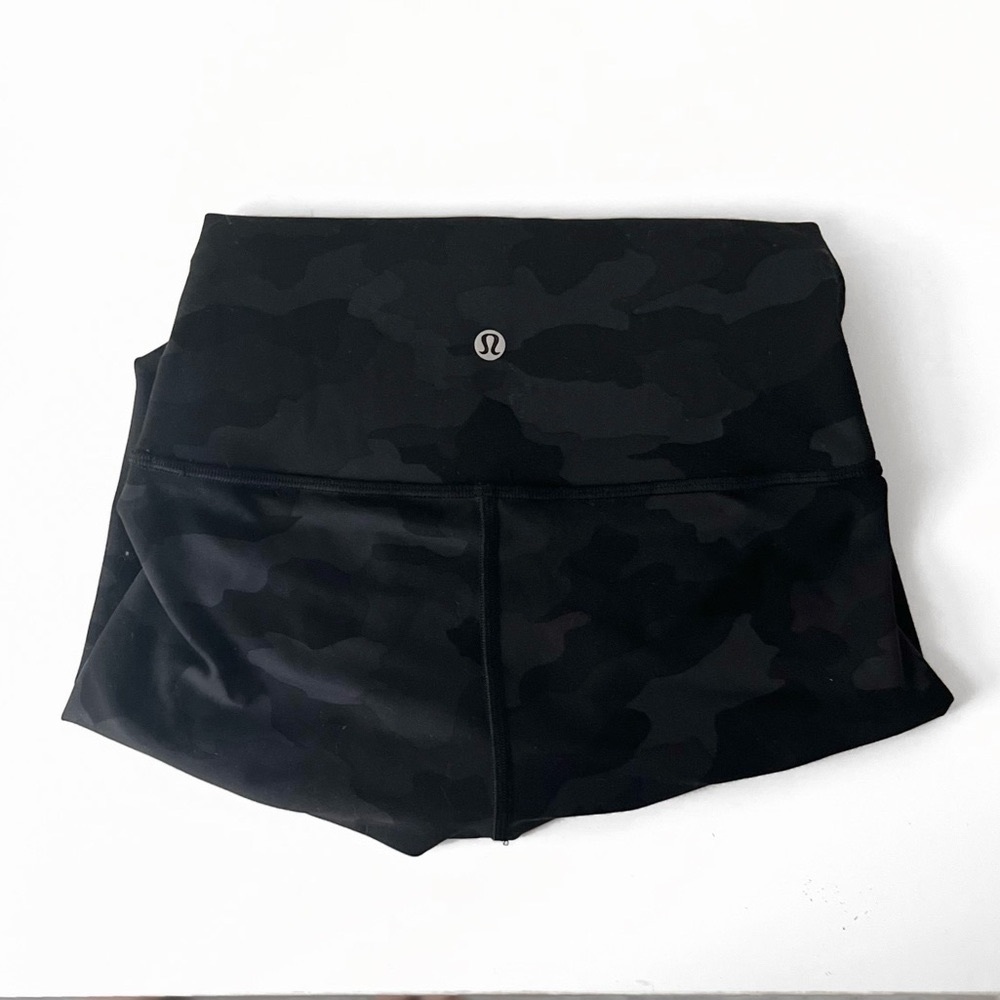 Lululemon Wunder Train Heritage Camo Deep Coal Multi Leggings 25”